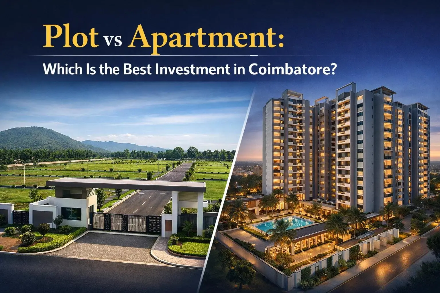 Plot vs Apartment: Which Is the Best Investment in Coimbatore?